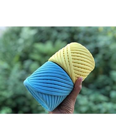 Premium Arctic T-Shirt Yarn: 110 Yards for Crocheting, Knitting, Macrame & DIY Projects - Buy Online on GoSupps.com