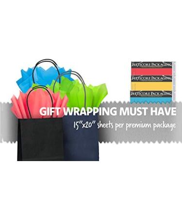  Flexicore Packaging Yellow Pin Stripe Print Gift Wrap Tissue  Paper Size: 15 Inch X 20 Inch, Count: 10 Sheets