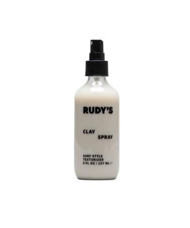 RUDY's Clay Spray - Hair Texturizer with Sea Salt - Paraben Free - For Fullness and Body (8 fl oz) 8 Fl Oz (Pack of 1)