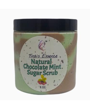Tina's Essence Natural Chocolate Mint Sugar Scrub 8 oz.
