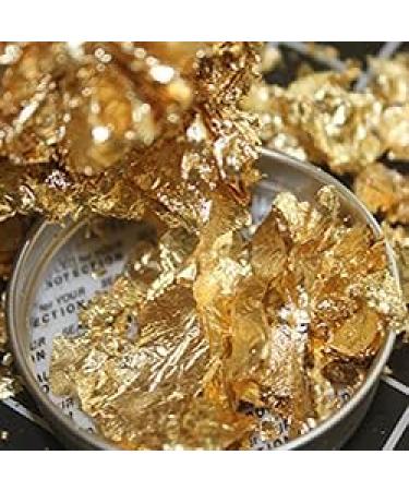 Yuegit 100 Pieces Imitation Gold Leaf Sheets - 5.5X5.5 Inch - Perfect for Craft Gilding and Home Decoration - Buy Online on GoSupps.com