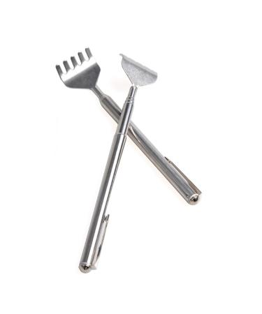 Beavorty 2st retractable back scratch stainless steel inoxlm long back scratch for older people retractable tickling of telescopic back scratches telescopic back scratches Telescopic