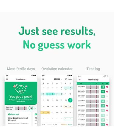 Pregable 25 Ovulation Test Kit with Free Tracker App - 25 LH Strips - Ovulation Predictor for iOS and Android - Buy Online on GoSupps.com