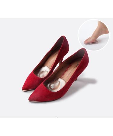 Transparent Silicon Metatarsal Pads for Women - 3 Pairs Gel Ball of Foot Cushions | All Day Painless Relief | One Size Shoe Inserts - Buy Online on GoSupps.com