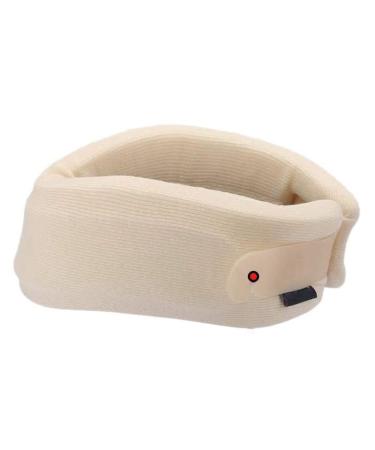 Evvmnaks Neck Braces Relieves Pain Pillow Foam Collar Neck Fixator Neck Support Relieves White M