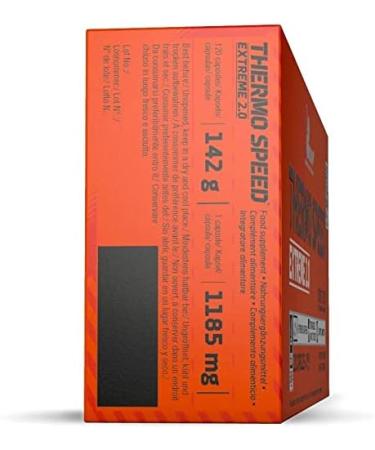 Thermogenic Fat Burner 120 Capsules | Stimulating Energy Pills | Fast Fat Reduction | Weight Loss - Buy Online on GoSupps.com