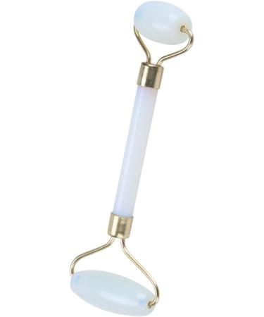 Verdant Touch Artificial Jade Roller - Double Head Face & Eye Massager | Anti-Aging Beauty Tool - Buy Online on GoSupps.com