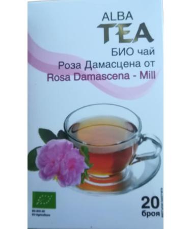 Alba Grups - Rose Tea Rosadamascena Mill with 20 tea bags 1 gr - Buy Online on GoSupps.com