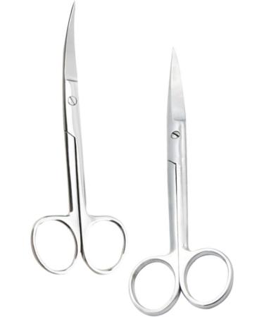 Beaupretty 4-Piece Fabric Scissors Set - Animal Hair Cutting Scissors for Pet Grooming | Round Head & Curved Design - Buy Online on GoSupps.com