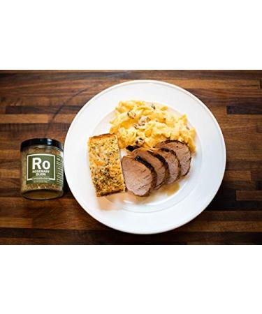 Spiceology Rosemary Dijon Seasoning - Versatile Blend for Chicken, Fish, Prime Rib, Veggies & Potatoes - 4.6 oz Glass Jar - Buy Online on GoSupps.com
