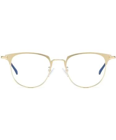 Shop LHSDMOAT Blue Light Filter Glasses for Men - Vintage Square Frame & Gaming Glasses | Protect Your Eyes from Blue Light - Buy Online on GoSupps.com
