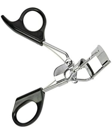 Kosmetex Eyelash Curler & Tweezers Set - Precision Eyelash Shaping Tool in Black-Silver | International Shipping Available - Buy Online on GoSupps.com
