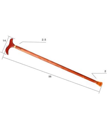 Crutch Redwood Chicken Wing Wooden Walking Stick Solid Wood Carving Cane Elderly Walker 86cm crutch-11.19 Ideal for Men or Women with Active Outdoor Lifes It's so Kind of You powerfully - Buy Online on GoSupps.com