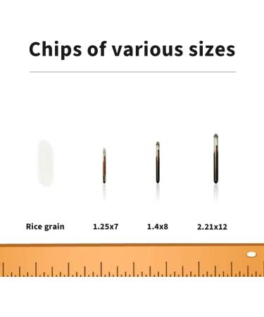 10 Pack FDX-B 2.12x12mm Pet Microchips - 134.2 kHz Animal ID Implants for Dogs Cats Cows Pigs Rabbits & Fish - Buy Online on GoSupps.com