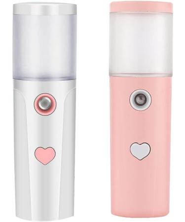 Face Mist Steamer 27ml Facial Handy Sprayer Hydrating Mister USB Rechargeable for Skin Care Beauty Pink Face Mist Steamer111 - Buy Online on GoSupps.com