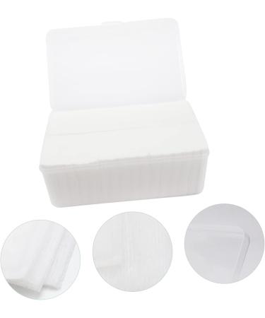 1080pcs Soft Cotton Pads for Makeup Removal | Skin Cleansing & Nail Polish Remover Pads - Textured White 5x6cm - Buy Online on GoSupps.com