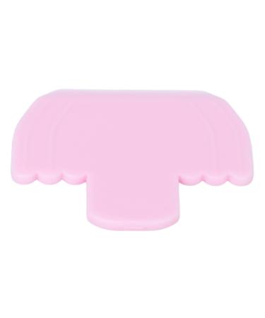 Nail Art Stamper Scraper Nail Art Stamper Stamping Scraper Plastic Manicure Scraper DIY Nail Stamping Tools for Women(Pink)