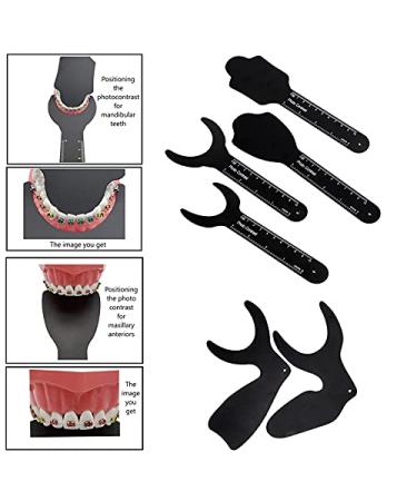 6 Pcs Dental Photography Contraster Kit | Intraoral Black Background Boards for Perfect Palatal Photos - Buy Online on GoSupps.com