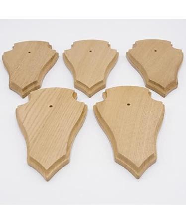 5 Piece REH Trophy Signs - Light Oak Plaques with Pine Compartment | 19x11 cm - Ideal for Awards & Decor | International Shipping - Buy Online on GoSupps.com
