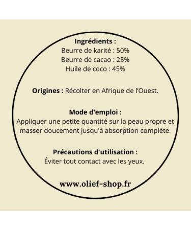  G n rique Shea Coconut and Cocoa Whipped Cream - Oli f - Premium Body Care - 200ml Jar - Buy Online on GoSupps.com