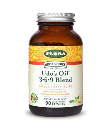 Flora Udo's Choice Udo's Oil 3-6-9 Blend 180 Vegetarian Softgels