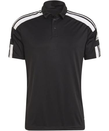 Buy adidas Men's Squadra 21 Polo Shirt XL - Black/White | International Shipping Available - Buy Online on GoSupps.com
