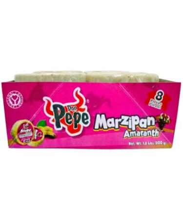 Don Pepe Mazapan Amaranto - Amaranth Marzipan - 8 Pieces 100 g Each - Buy Online on GoSupps.com