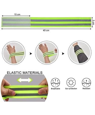 Dealkits Reflector Band & Tapes Set - Self-Adhesive Safety Armbands for Bicycling Jogging & Hiking - Green Reflector Strips for Adults & Kids - Buy Online on GoSupps.com