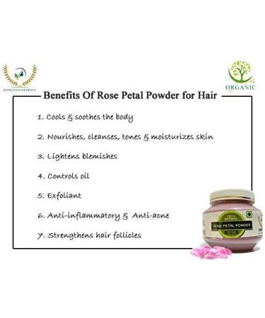 READ QURA RAINTECH HERBALS Pure & Natural Double Filtered Rose Petal Powder for Skin Facial Mask for Fairness Tanning and Radiant Skin 100 Grams - Buy Online on GoSupps.com