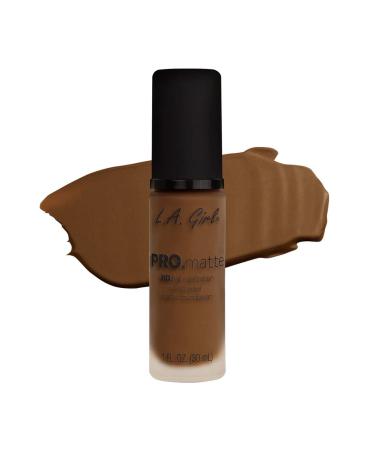 L.A. Girl Pro Matte Foundation Caramel  Cappuccino GLM684  1 Fl Oz Cappuccino GLM684 1 Fl Oz (Pack of 1) - Buy Online on GoSupps.com