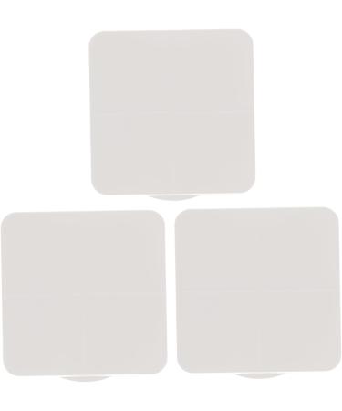 Partykindom Contact Lens Case Set - 9-Sentence Storage Kit with Suction Holder Perfect for Travel & Halloween - 3 White Containers 6.5x6.5x2cm - Buy Online on GoSupps.com