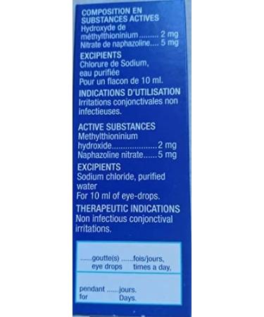 Original Laiter Collyre Bleu Eye Drops - 10ml | Fast & Reliable International Shipping for Eye Care - Buy Online on GoSupps.com