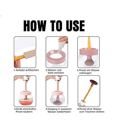 Kickstart Flash: Fast Electronic Makeup Brush Cleaner | Cleans & Dries All Brush Sizes - Battery Operated - Buy Online on GoSupps.com