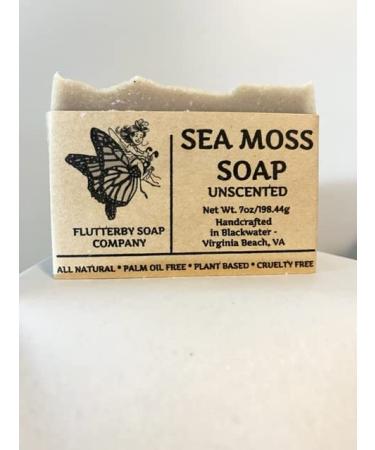 MG Windward Trading LLC Handmade All Natural Organic Sea Moss Soap | 7oz LARGE Bar | Palm Oil Free | Plant Based | Cruelty Free | Amazing Results!