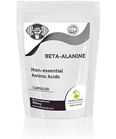 Buy Beta-Alanine 500 Capsules - Non-Essential Amino Acid Supplement for Enhanced Mood | International Shipping - Buy Online on GoSupps.com