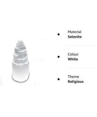 Selenite Tower - Angels Reiki Crystal for Healing & Meditation - Buy Online on GoSupps.com