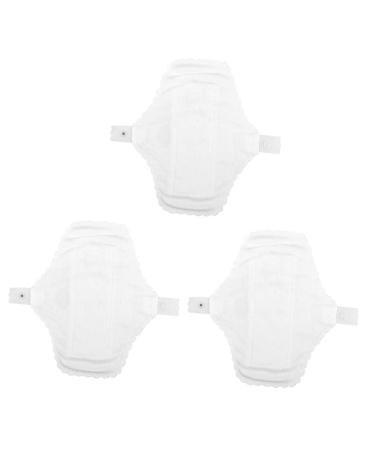 Cotton Pad 3pcs Menstrual Cloth Napkin Pantiliner Pads Womens Briefs Cloth Pads Washable Pad Cotton Mama Pads Women Napkin Panty Liners Cotton Pad Reusable Menstrual Pads Lace 1 Count (Pack of 1)