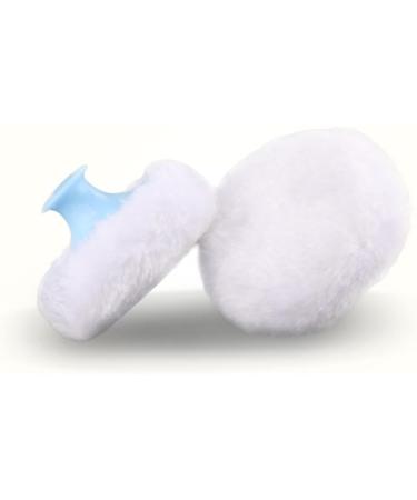 4pcs Healeved Foundation Short Blender & Round Soft Plush Flour Pads - Pink Face & Body Puff Set - Buy Online on GoSupps.com