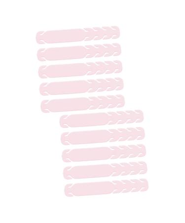 Fomiyes 20 Stk Elastic mask strap buckle hanging buckle my ear buckle hooks hooks hook strip chip strap mask accessories ear rope buckle makes tab ear hook mask head ear clip