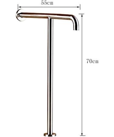 Bathroom Grab Bar Safety Support Rail Stainless Steel T-Shaped Bathroom Grab Bar Bathroom Grab Rails for The Shower Wall Mounted Flo - Buy Online on GoSupps.com