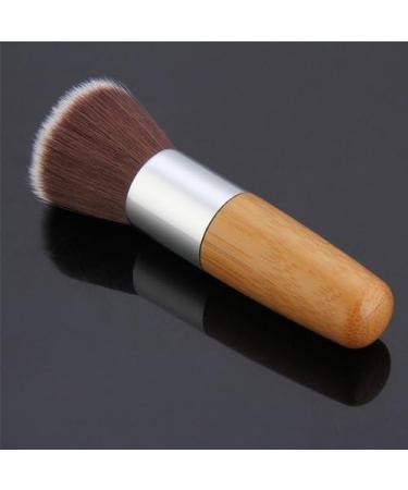 Environmental Flat Buffer Bamboo Foundation Powder Brush Makeup Cosmetic Tool - Buy Online on GoSupps.com