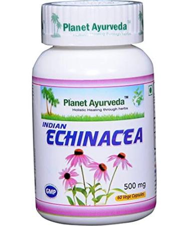 Planet Ayurveda Echinacea, 500mg Veg Capsules - Single