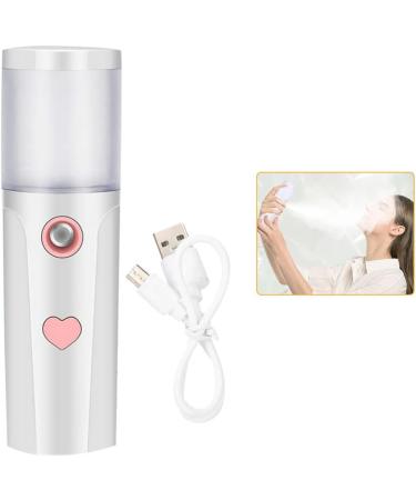 Face Mister Face Mist Steamer 27ml Facial Handy Sprayer Hydrating Mister USB Rechargeable for Skin Care Beauty White - Buy Online on GoSupps.com