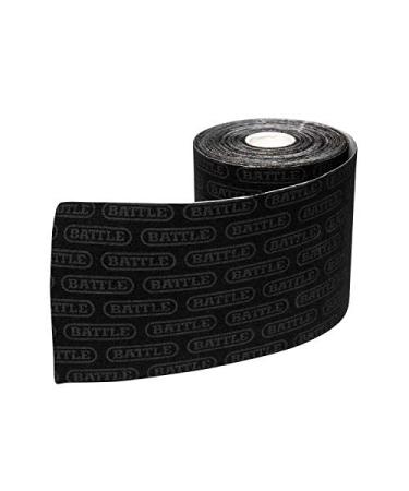 Battle Sports Turf Tape for Arms, Extra Wide Football Turf Tape, Athletic Tape, Waterproof Sports Tape, Ultra Sticky Kinesio Tape Black