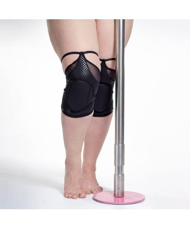 Queen Wear Black Fire Grip Pole Dance Knee Pads - Ideal Protection for Women in Ballet, Modern Dance, and Indoor Sports - Size Small - Buy Online on GoSupps.com