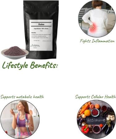 Premium Dried Dulse Powder 260g (9.2 oz) Nutrient-Rich Sea Vegetable for Culinary Use Sustainable and Eco-Friendly - Buy Online on GoSupps.com