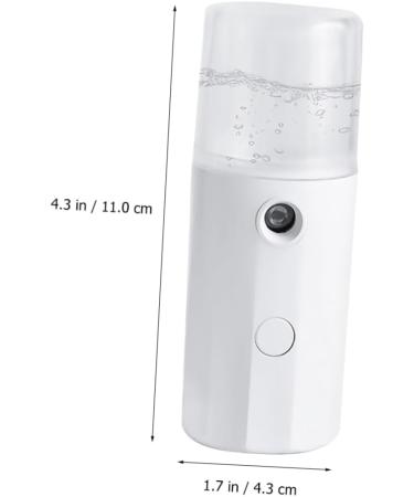 minkissy 1pc Hydrating Instrument Nano Facial Mister Cool Facial Mister Face Moisturizing Skin Humidifier Skin Moistener Steamer White Spray Abs - Buy Online on GoSupps.com