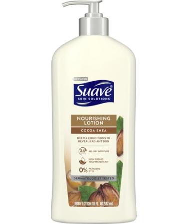 Buy Suave Skin Solutions Body Lotion Cocoa Butter & Shea 18 oz - Hydrating Skin Care for All Skin Types | International Shipping Available - Buy Online on GoSupps.com
