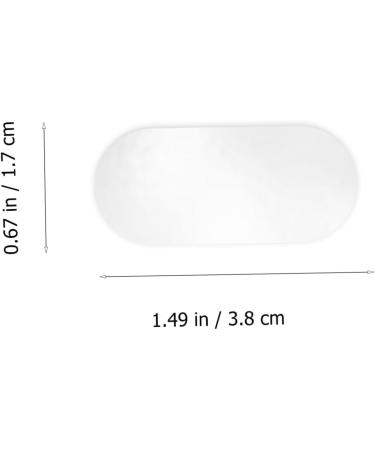 60pcs Silicone Elf Ear Stickers | Cosmetics Correction Patch | Transparent Silica Gel Ear Corrector - 3.7x1.6cm - Buy Online on GoSupps.com