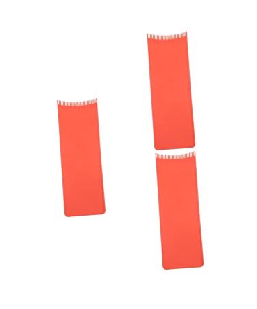 minkissy 3pcs Hairdressing Tool Highlighting Board Hair Foiling Tools Highlighting Kit Hair Coloring Tool Highlighting Paddle Hair Dye Tool Hair Foiling Paddle High Gloss Board To Color Pp mediumx3pcs As Shownx3pcs
